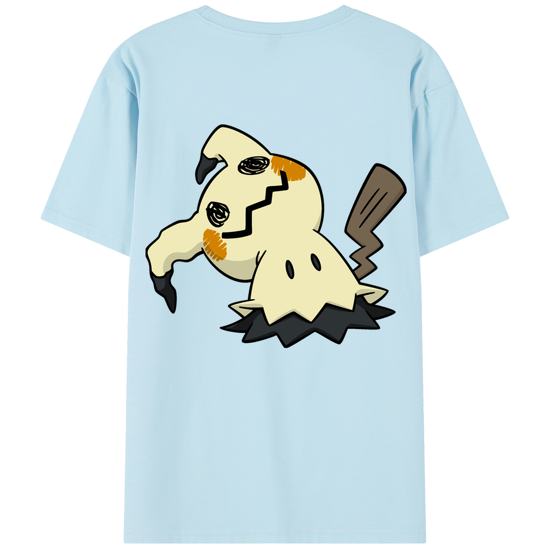 （画像用） ポケットモンスター Pokémon 綿100％半袖Tシャツ（背面プリント）